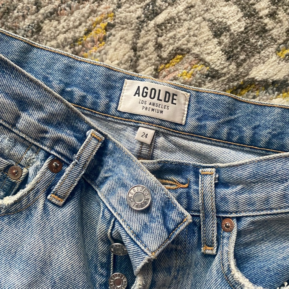 AGOLDE Parker shorts in color Swapmeet. - Picture 3 of 3